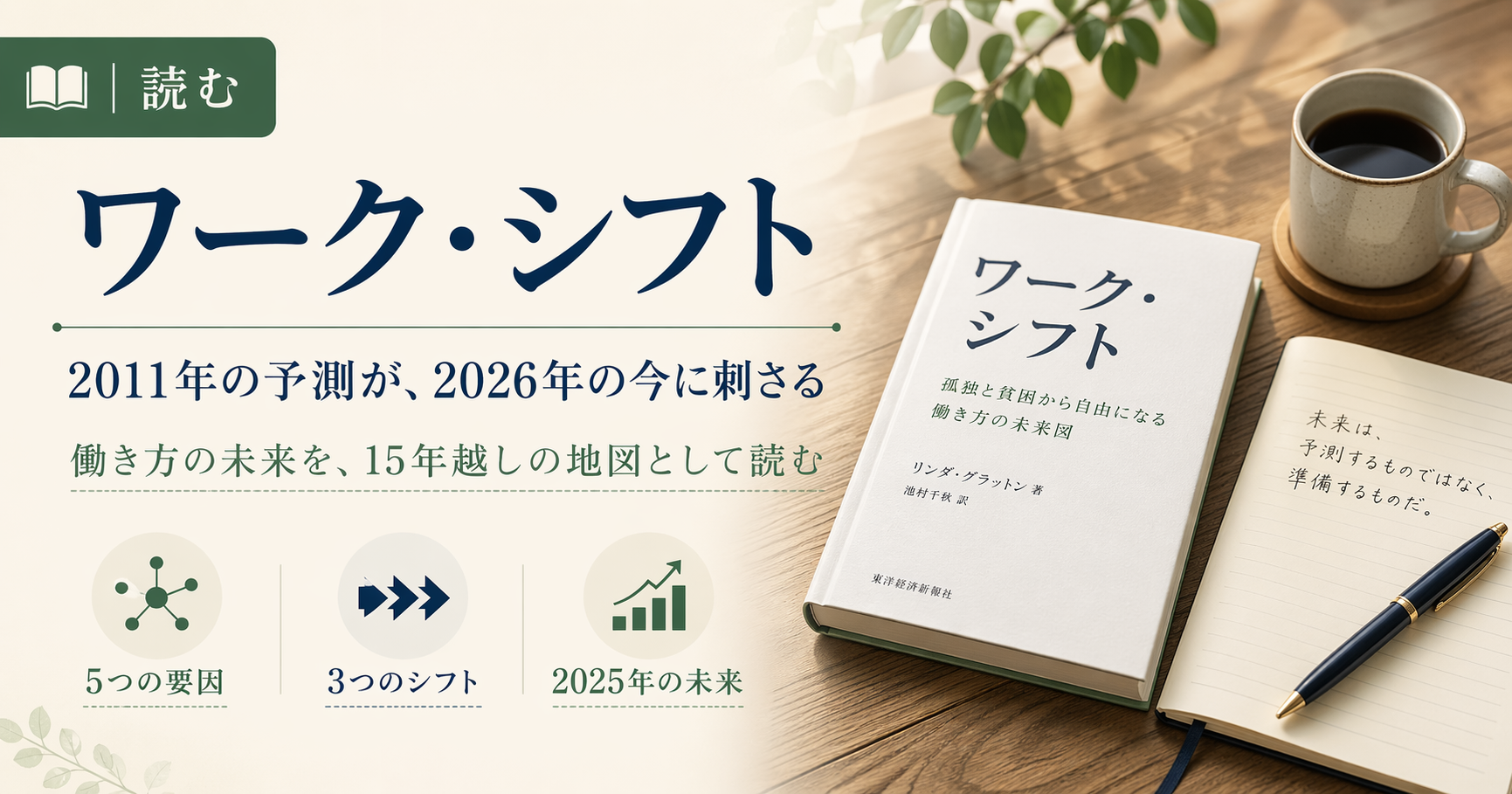 2026年に『ワーク・シフト』を読み返す──キャリアは選ぶより編むもの